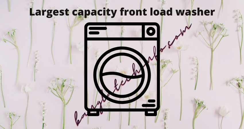 largest capacity front load washer