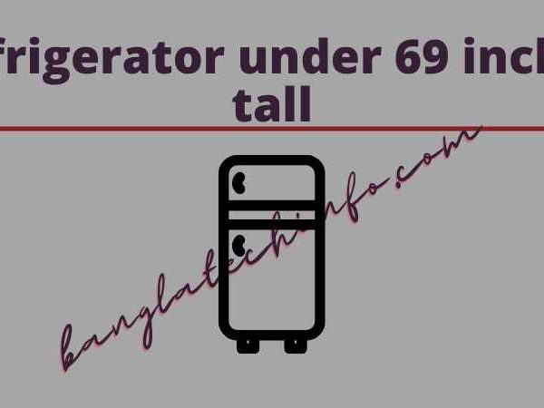Refrigerator under 69 inches tall