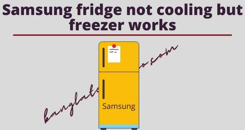 Samsung fridge not cooling but freezer works