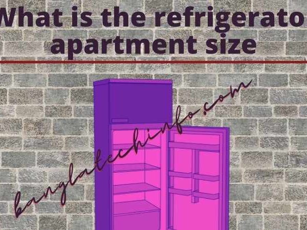 What is the refrigerator apartment size