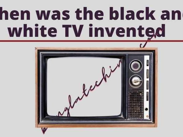 when was the black and white tv invented