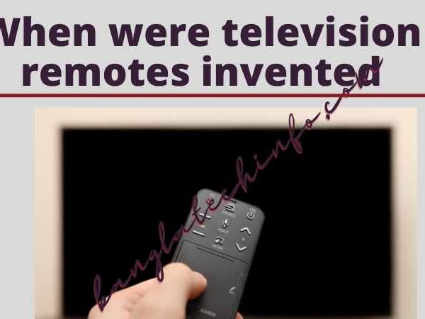 when were television remotes invented