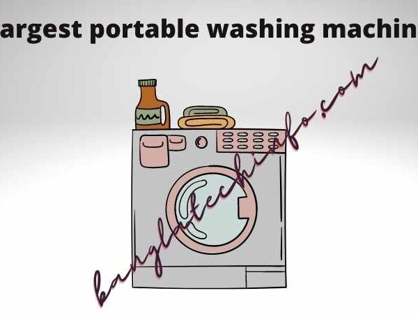 largest portable washing machine