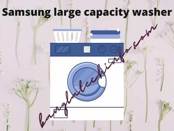 samsung large capacity washer