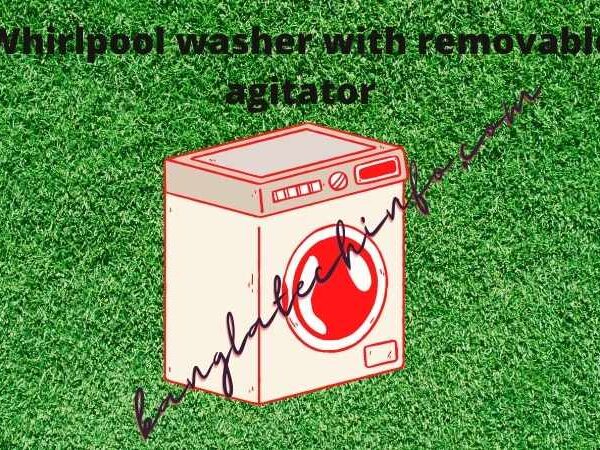 whirlpool washer with removable agitator