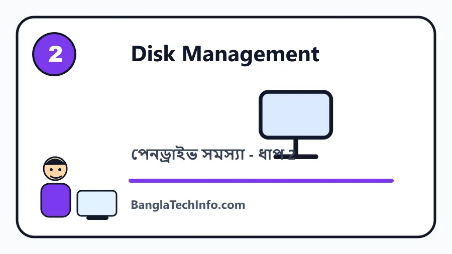 পেনড্রাইভ সমস্যা ধাপ 2 কার্টুন ছবি